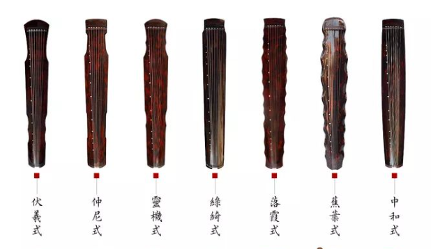武威市十四种常见古琴样式（图集）